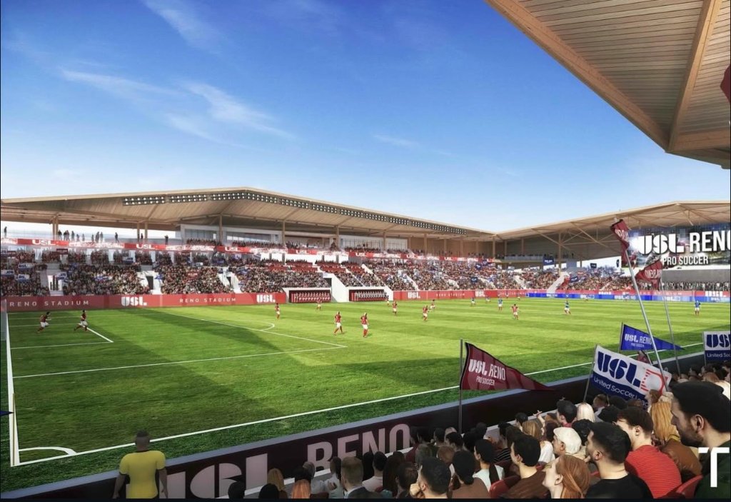 Reno Stadium fans and atmosphere rendering