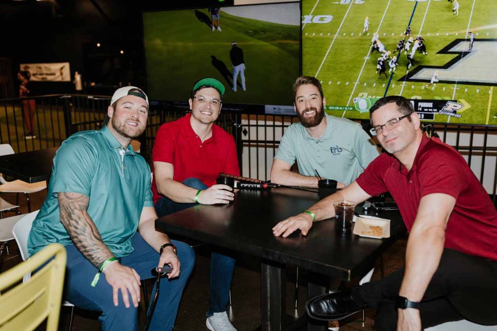 Team building at Putting World