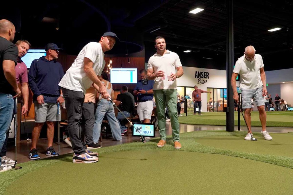Group event at Putting World 52