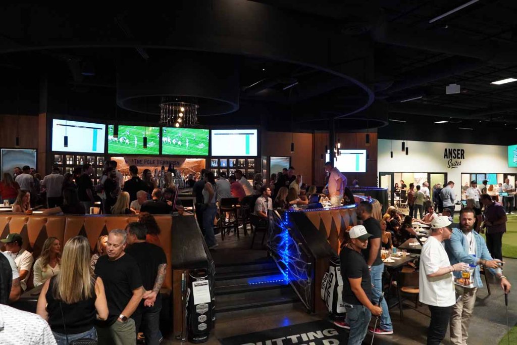 Group event at Putting World 49