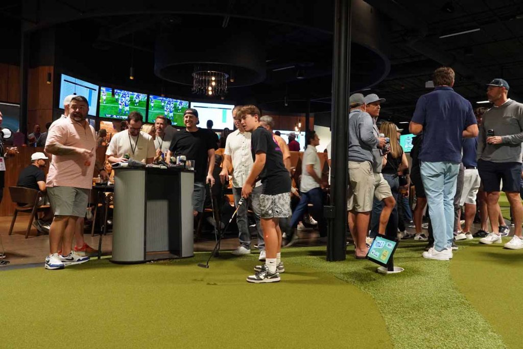 Group event at Putting World 53