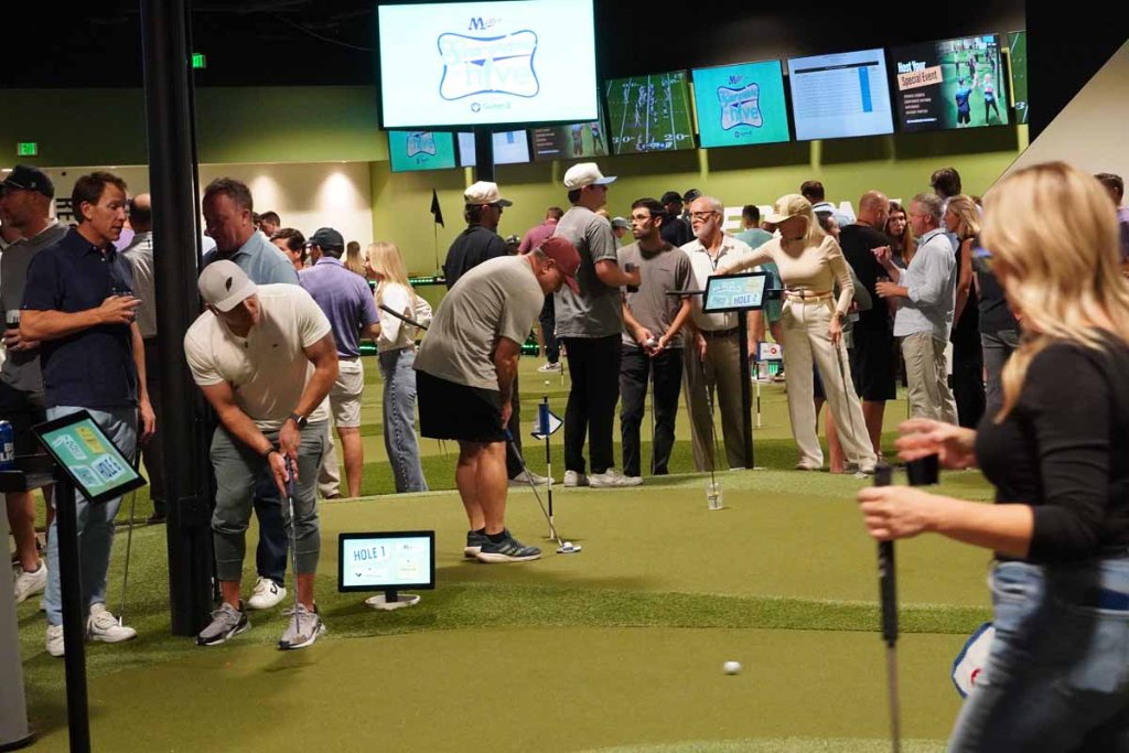Group event at Putting World 47