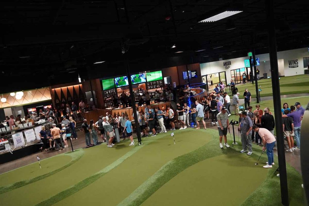 Group event at Putting World 56