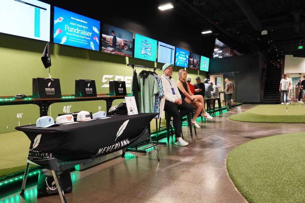 Group event at Putting World 42