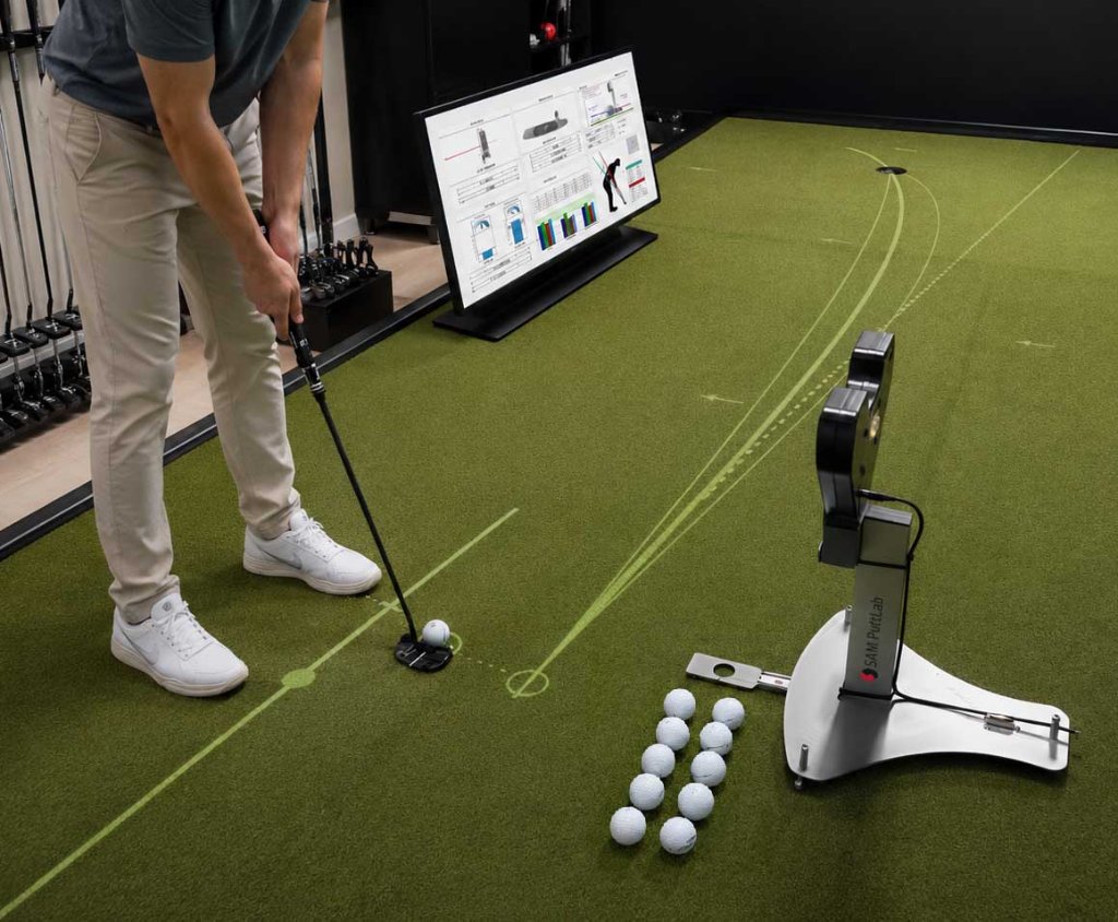 Putter fitting at Putting World Performance Studios
