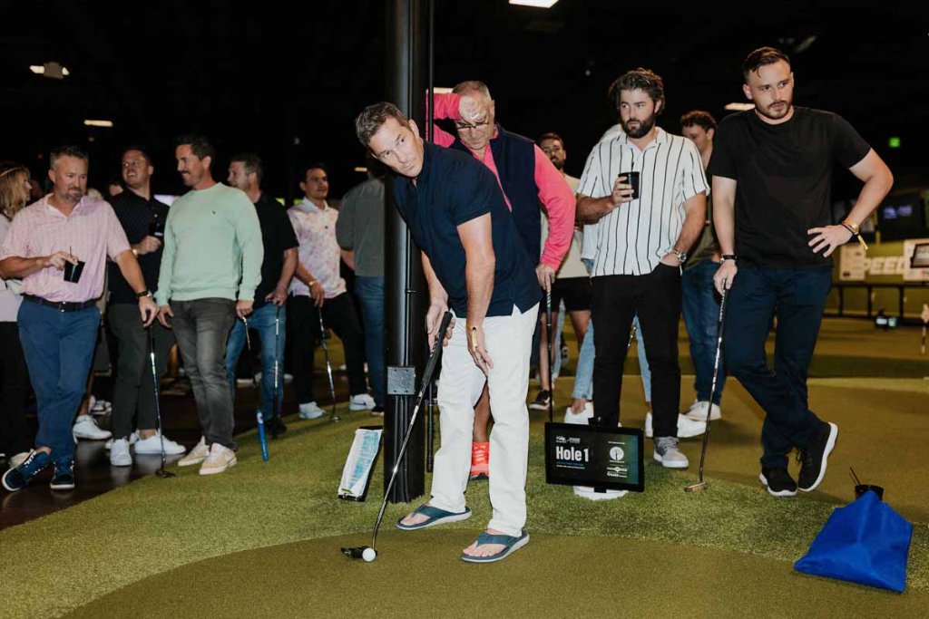 Group event at Putting World 25