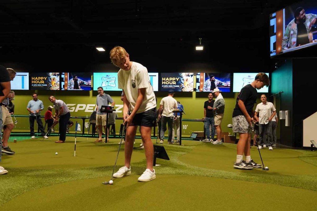 Group event at Putting World 43