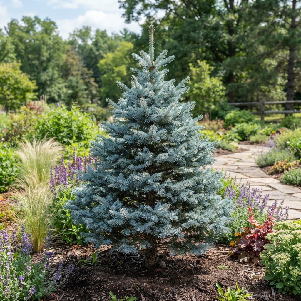 Baby Blue Eyes Colorado spruce #25 4' HT