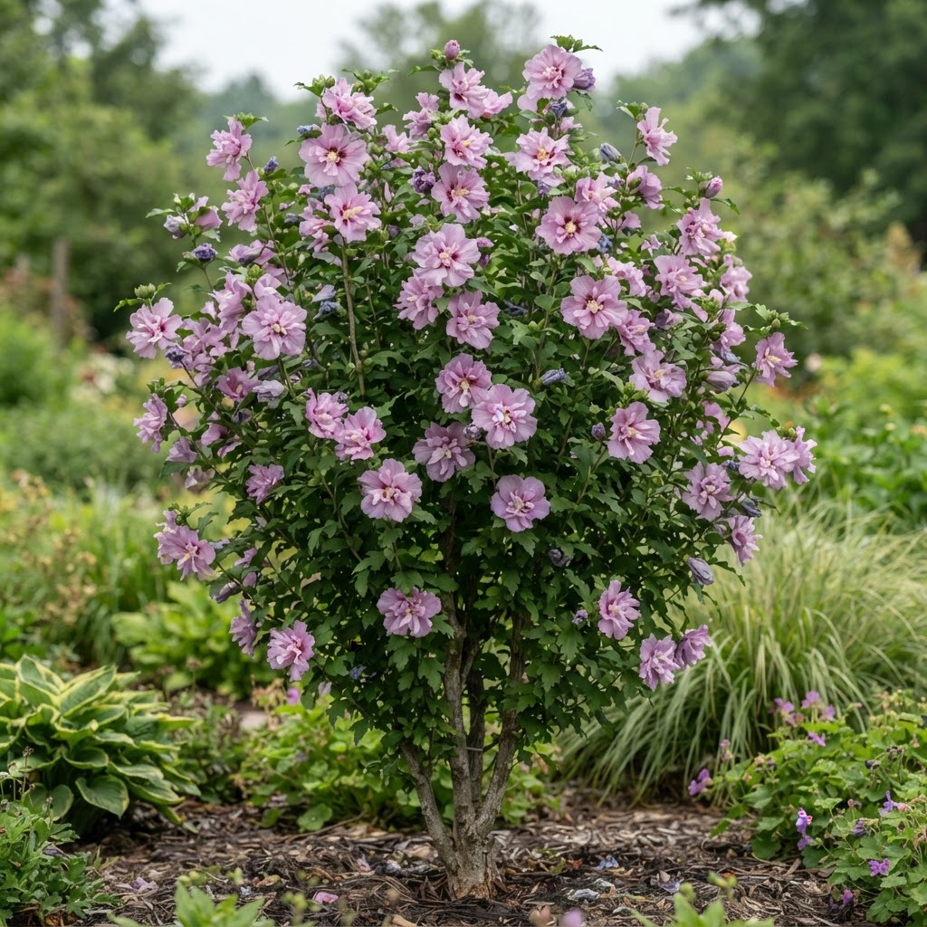 Lavender Chiffon Hibiscus Tree Form #25 1.75-2" cal