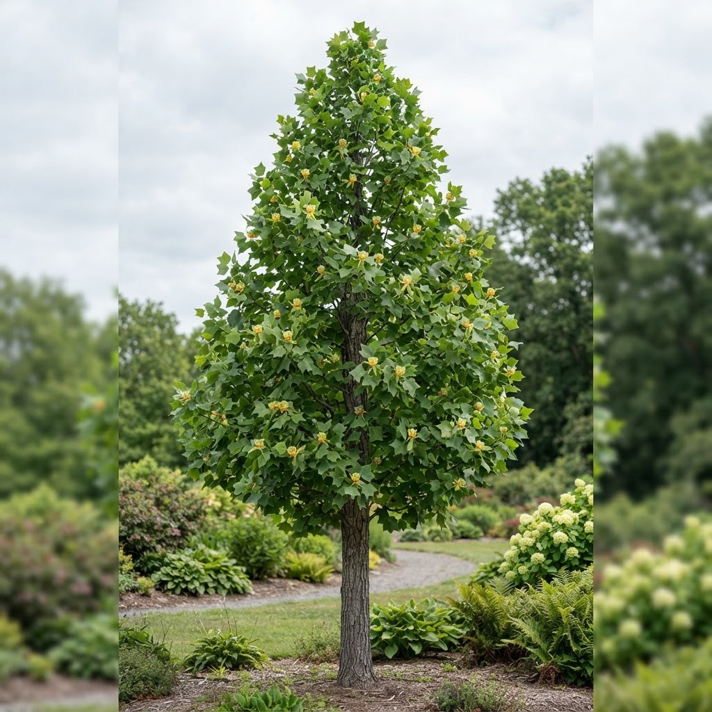 Arnold Columnar Tulip Tree #25 1.75-2" cal