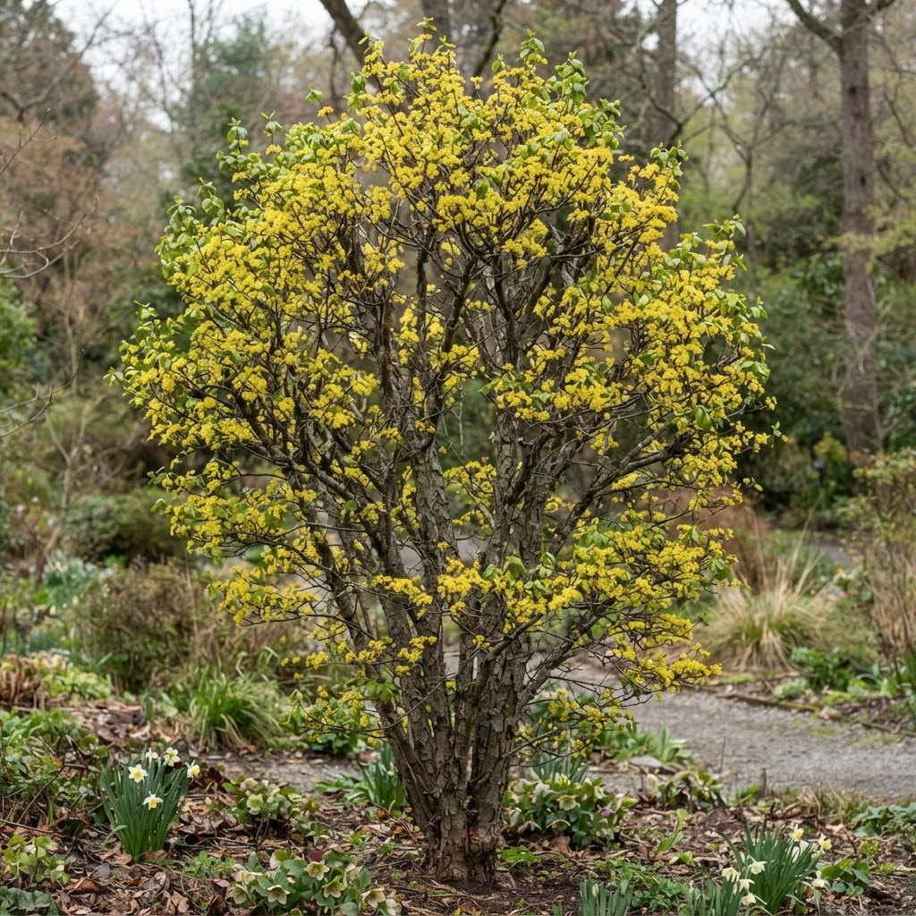Cornelian Cherry Dogwood #25 1.75-2" cal