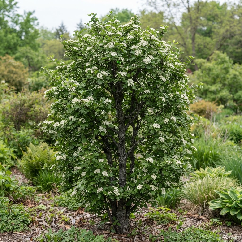 Black Hawthorn #25 1.75-2" cal