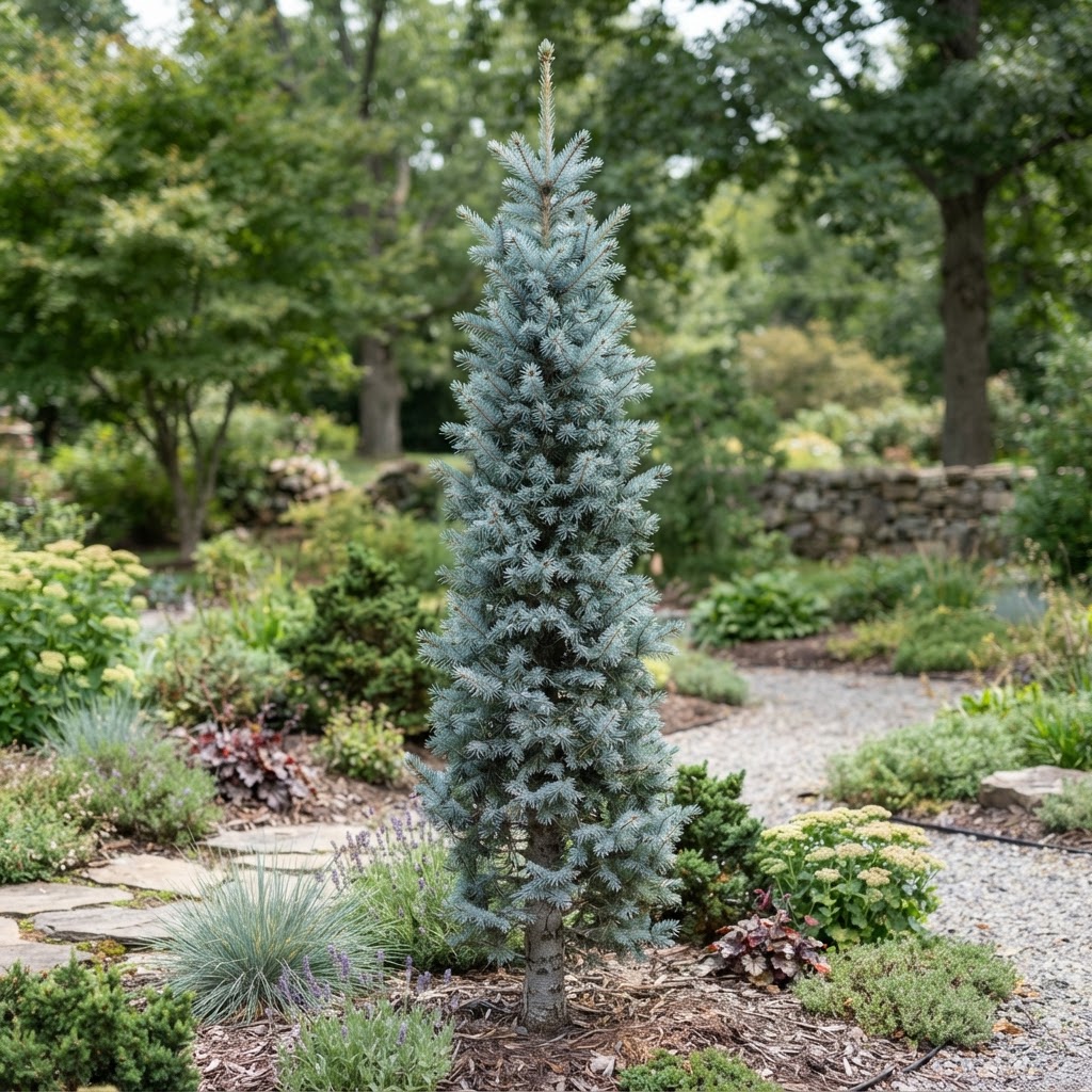 Iseli Fastigiate Blue Spruce B&B 5/6' HT