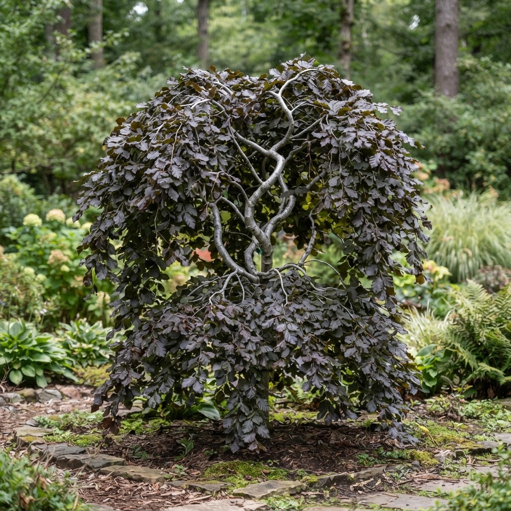 Purple Weeping Beech B&B 1-1.25" cal