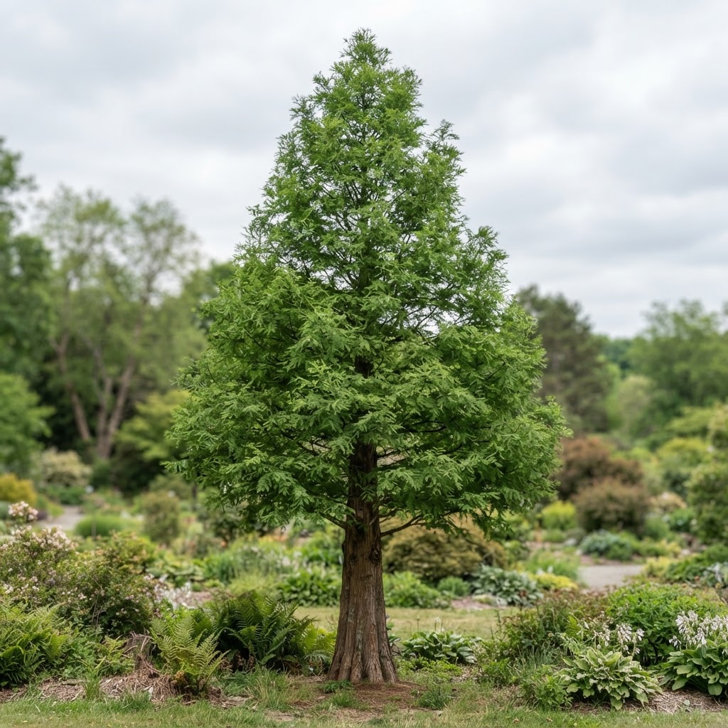 Dawn Redwood #25 2.75-3" cal