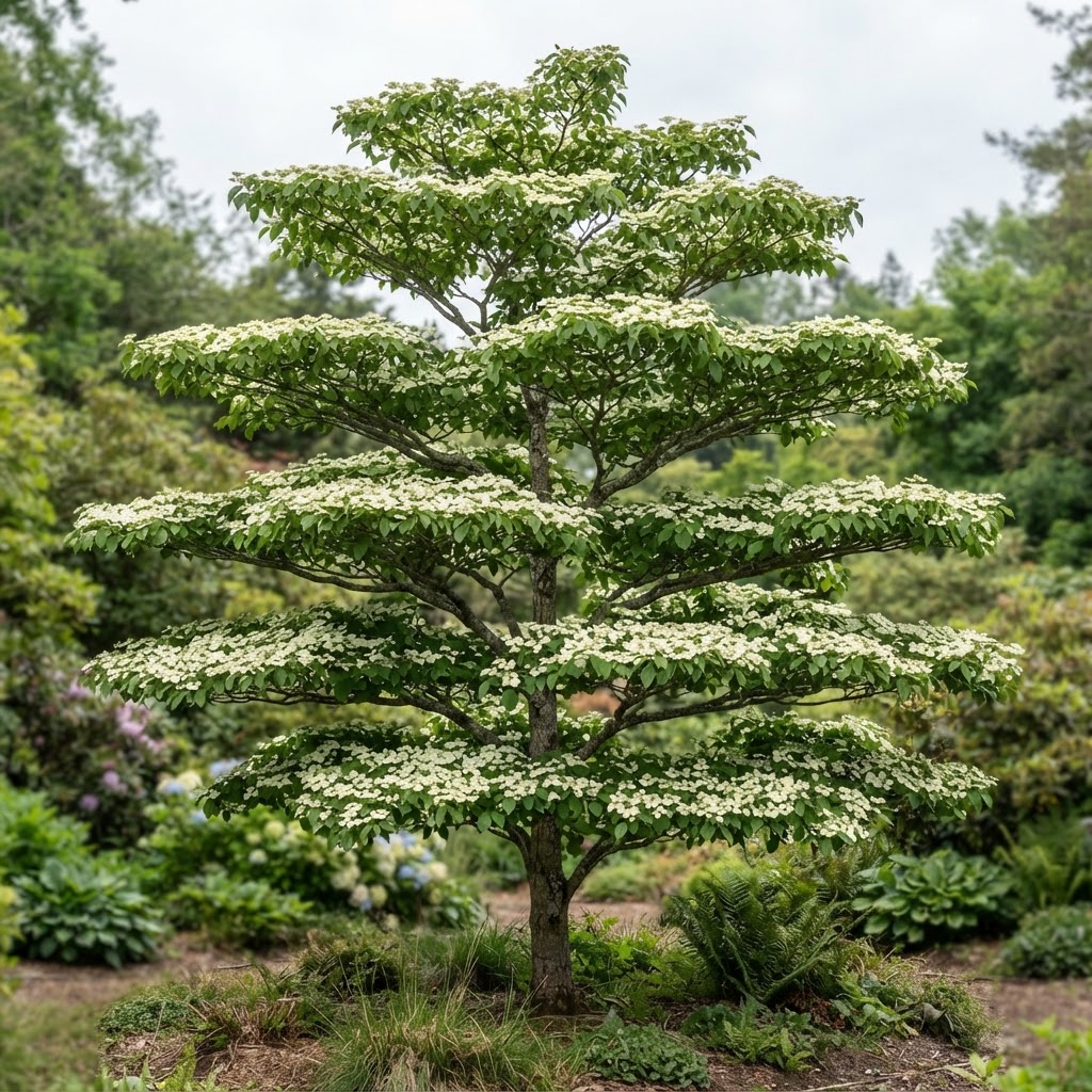June Snow Dogwood #25 1.75-2" cal