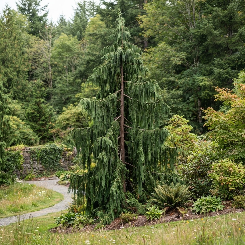 Weeping Alaskan Cedar #25 6/7' HT