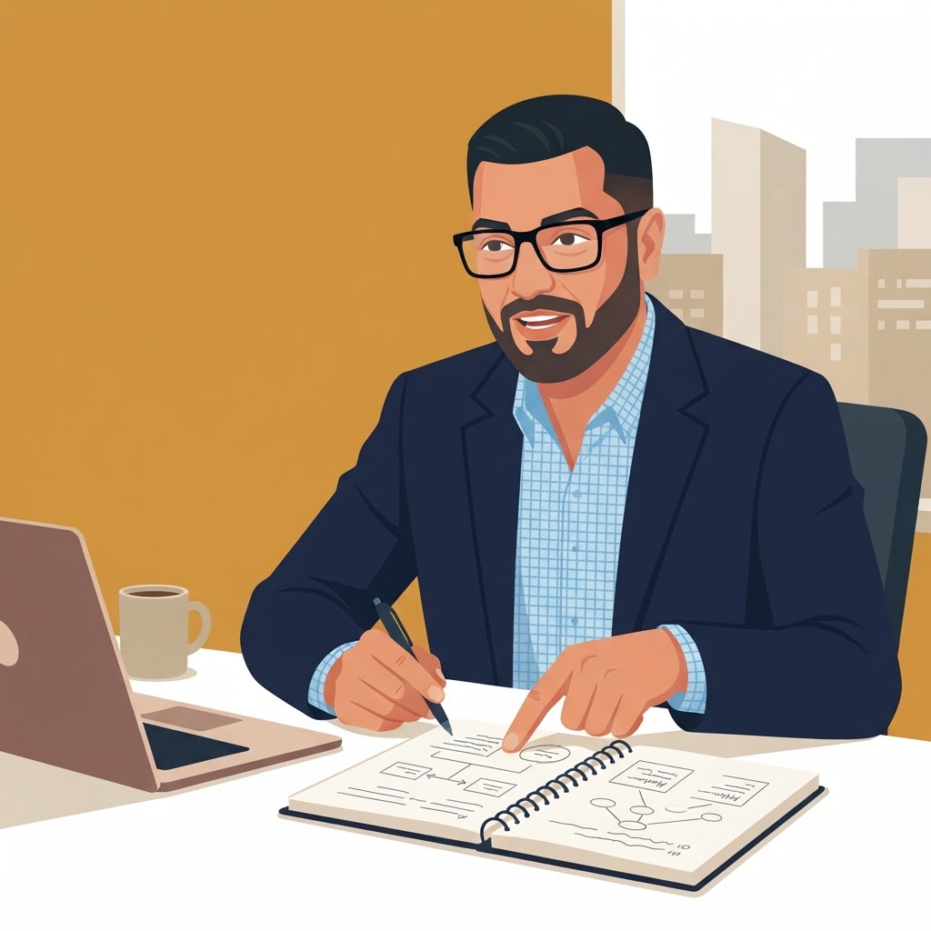 Vector-Notebook-Pointing - Sufi Khan Sulaiman