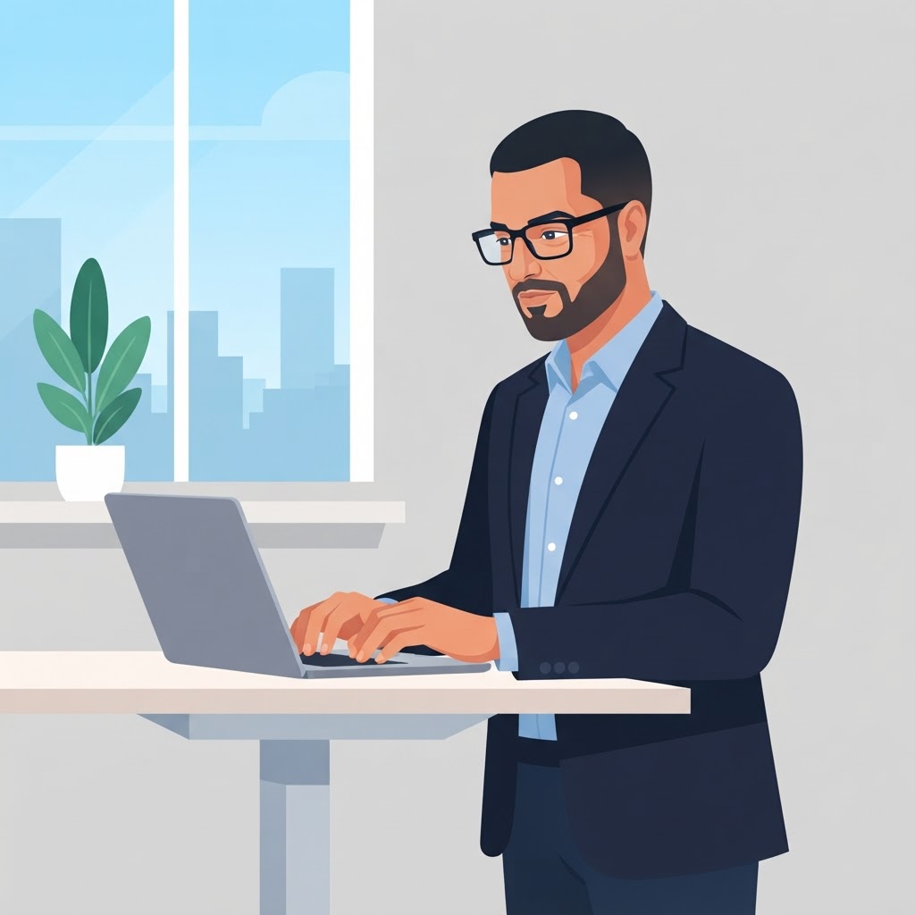 Vector-Laptop-Remote-Work - Sufi Khan Sulaiman