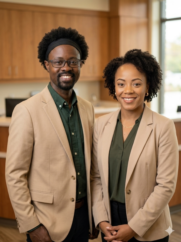 Dr. Shayla McCall-McHenry and Dr. Zarron Moses, founders of Avail Direct Care