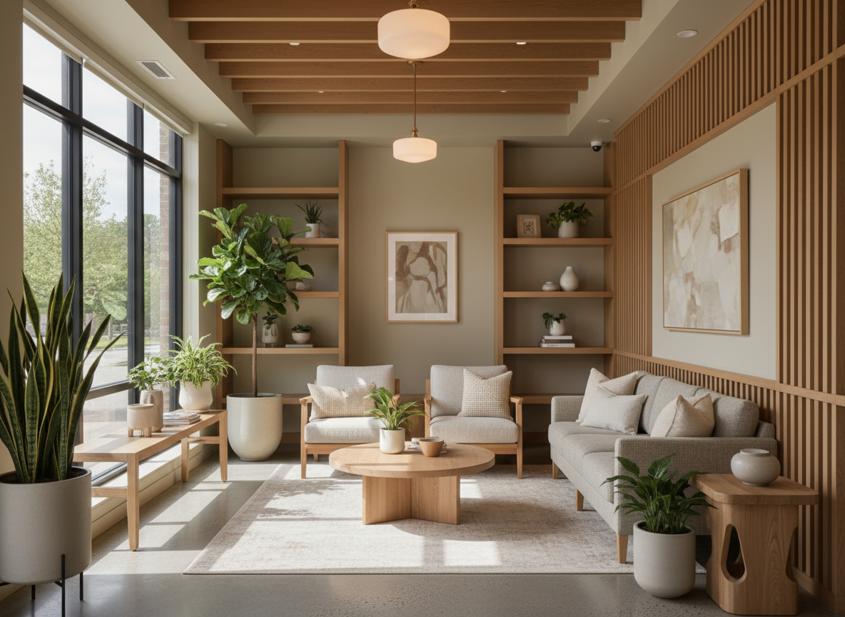 Warm, inviting healthcare environment