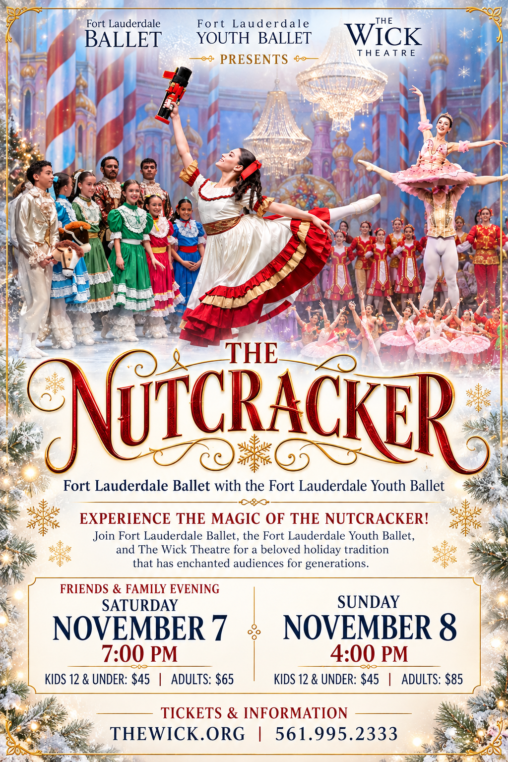The Nutcracker — Fort Lauderdale Ballet · November 7–8, 2026