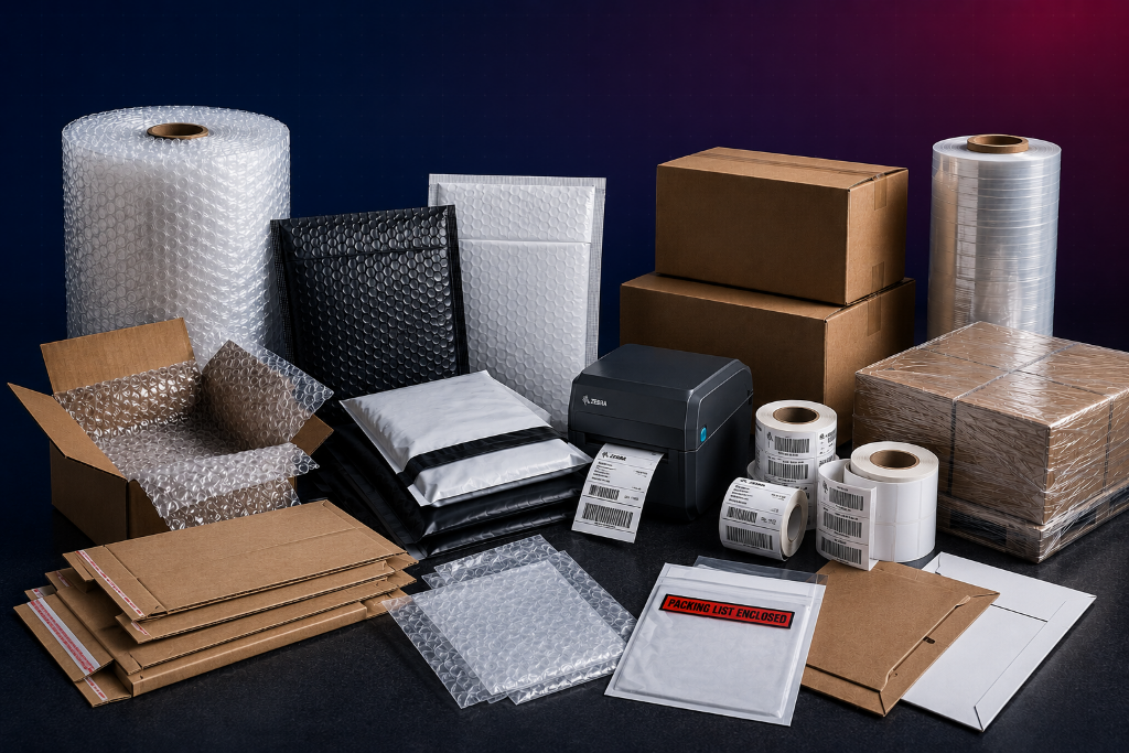 Wholesale bubble mailers, shipping boxes and packaging supplies from Atlas Pack USA