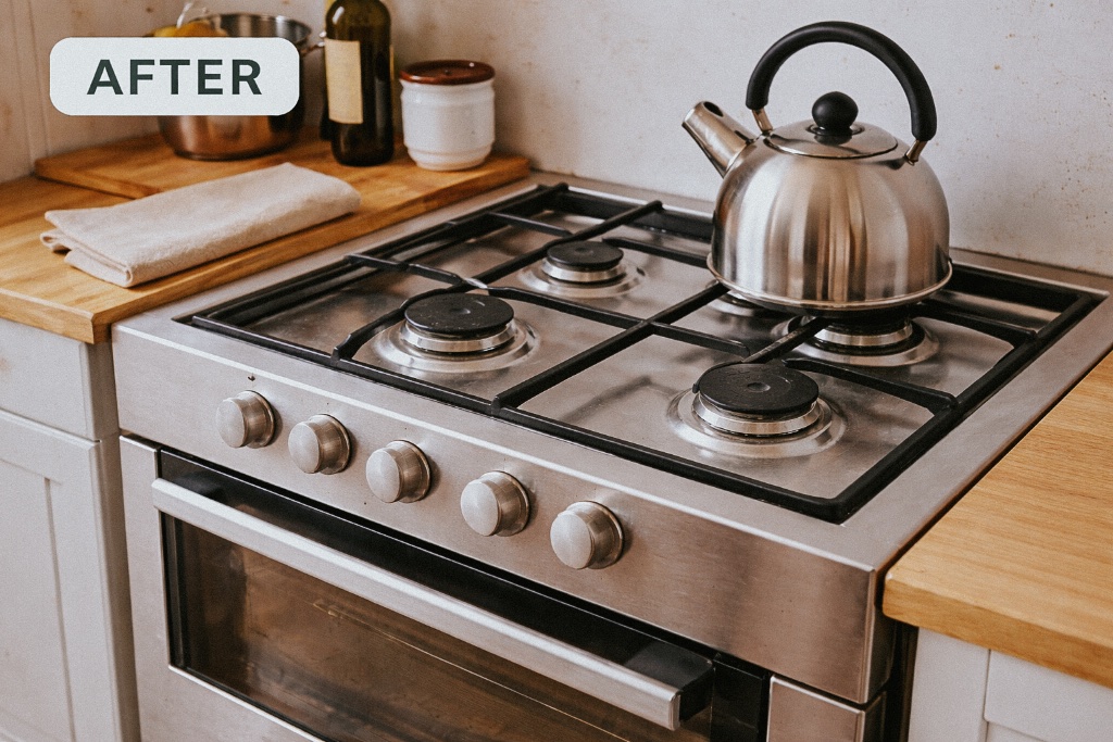 Stove after