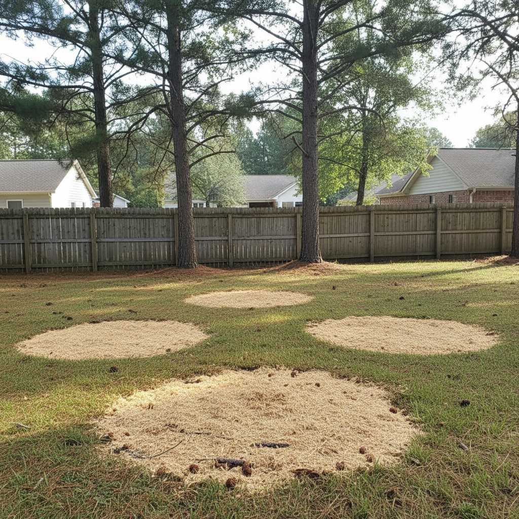 After stump removal