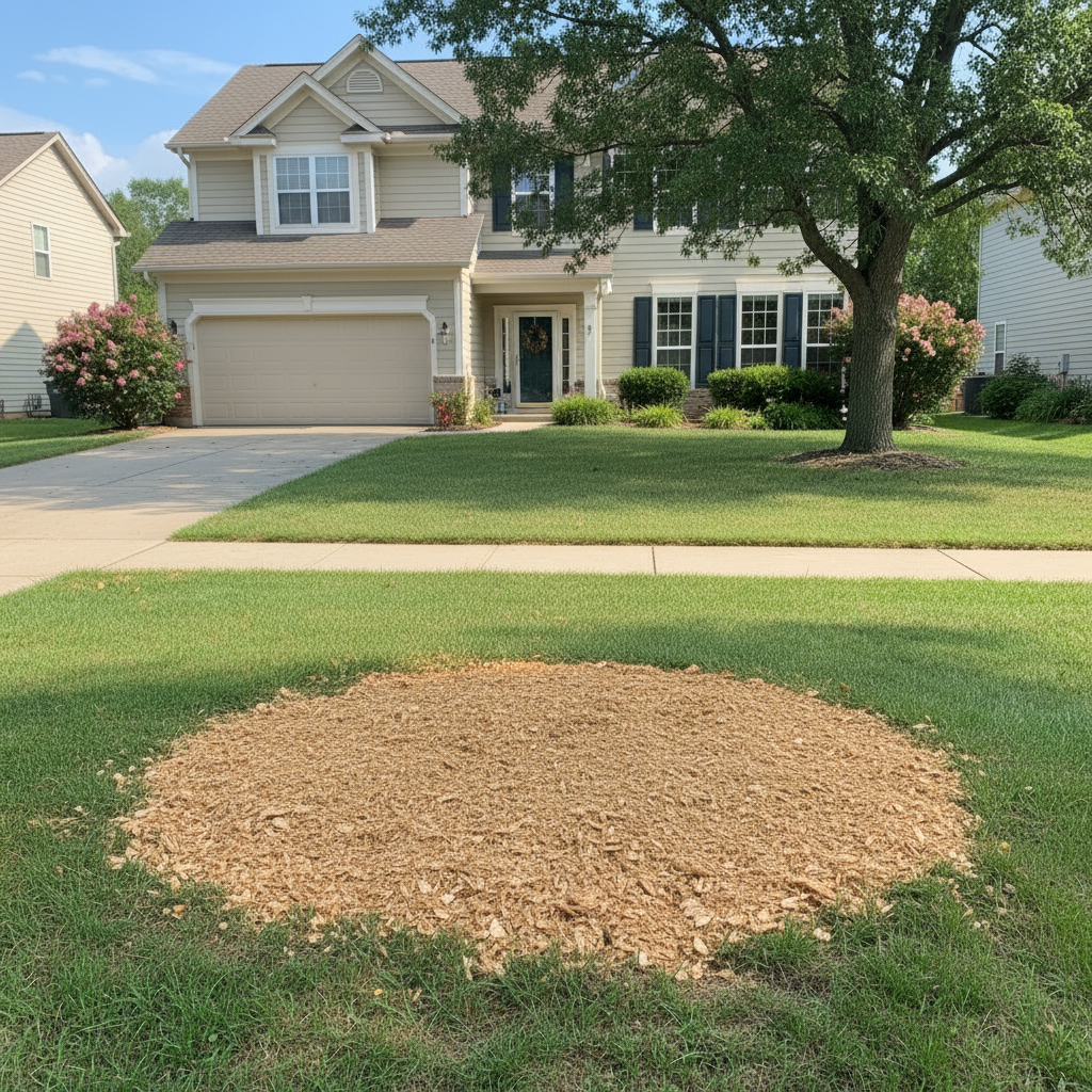 After stump removal