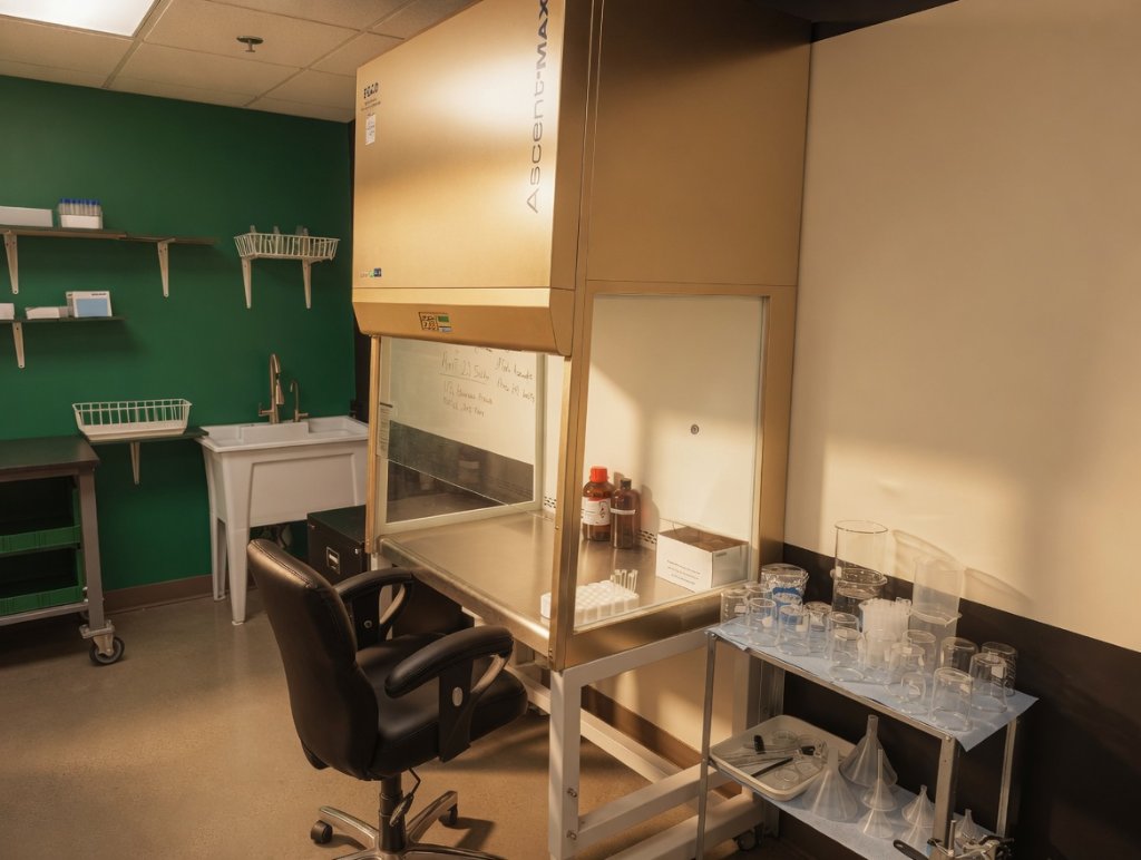 ACTIVE CARBON DUCTLESS LAMINAR FLOW HOOD