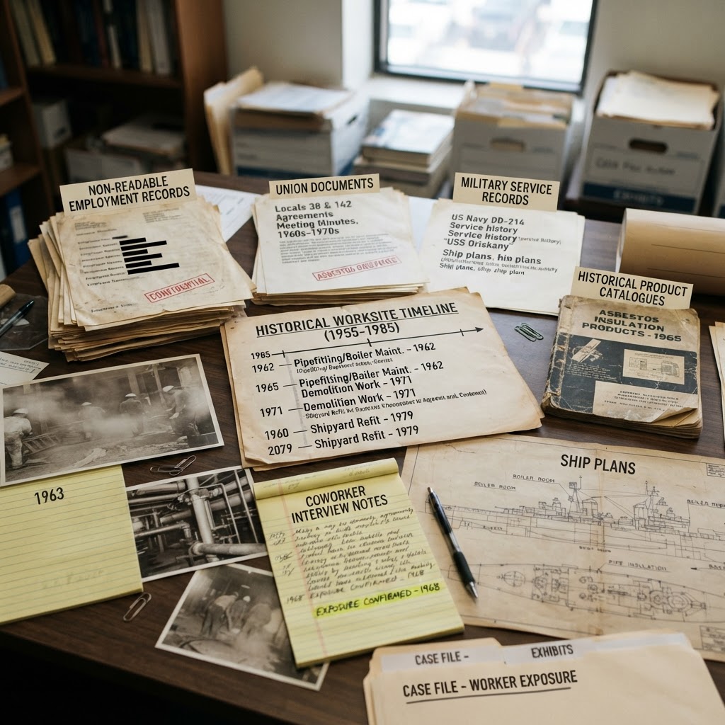 How Do You Prove Where Asbestos Exposure Occurred?