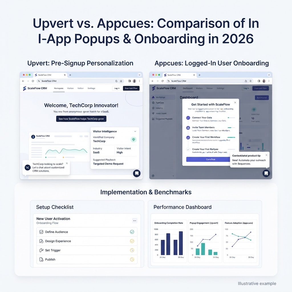 Upvert vs. Appcues: Which Platform Wins for In-App Popups and User Onboarding in 2026?