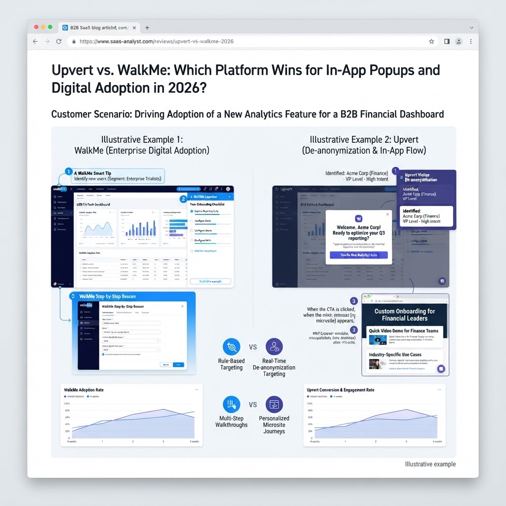 Upvert vs. WalkMe: Which Platform Wins for In-App Popups and Digital Adoption in 2026?