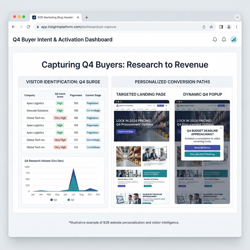 Q4 Budget Season: How to Capture B2B Buyers Researching Before Year-End