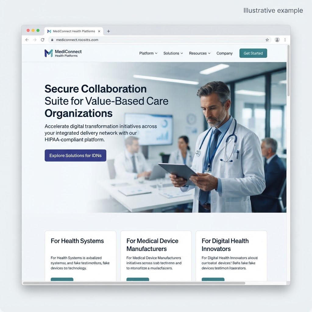 Personalized Microsites for Healthcare & Health-Tech Companies
