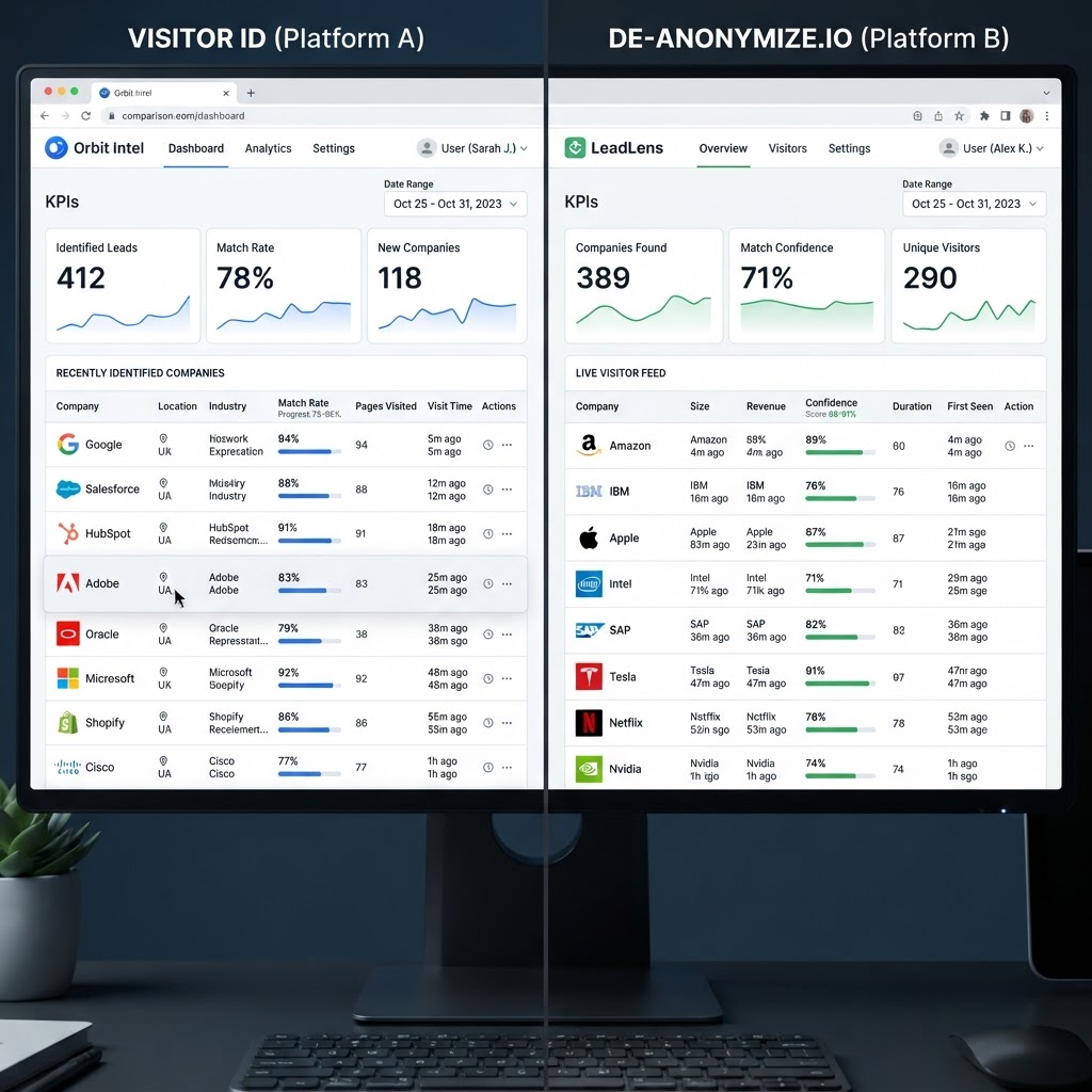 Upvert vs. Dealfront: Which Website De-Anonymization Platform Wins for B2B Teams in 2026?
