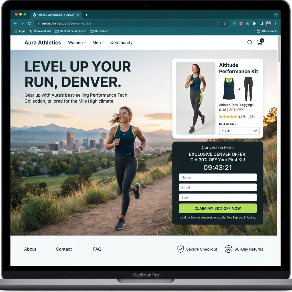 How an Ecommerce Brand Used Personalized Microsites to Triple Paid Ad Landing Page Conversions