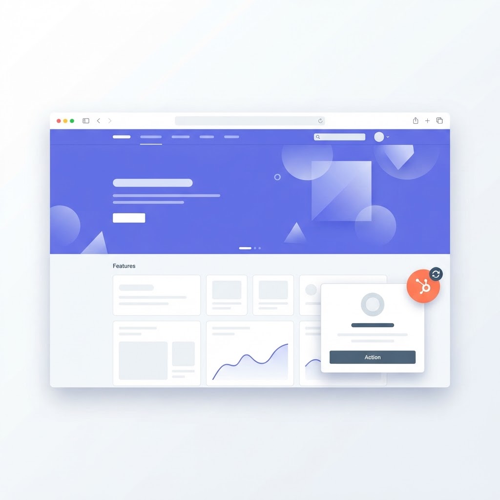 Upvert personalized B2B website with smart popup and HubSpot sync