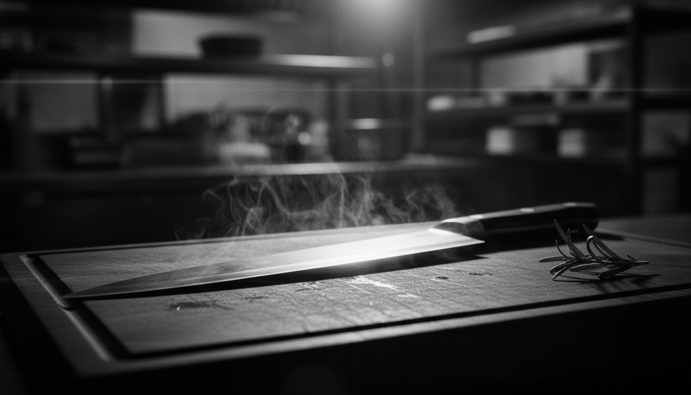 Professional kitchen atmosphere