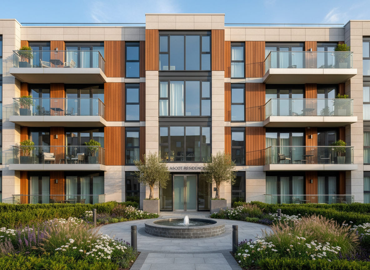 Modern 2 Bed Apartment with Balcony