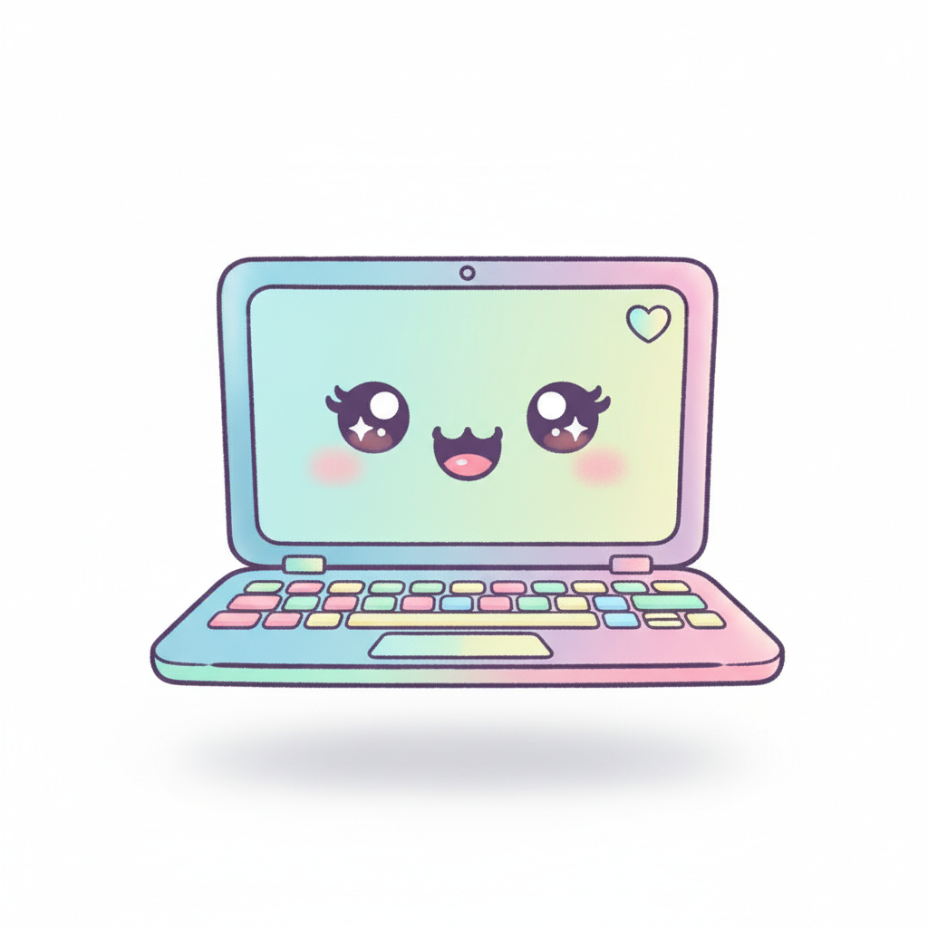 Cartoon ordinateur