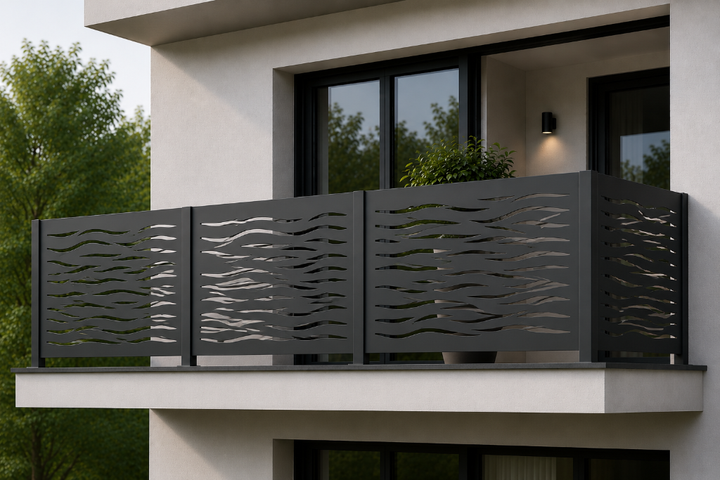Valovite crtice — Premium balkon
