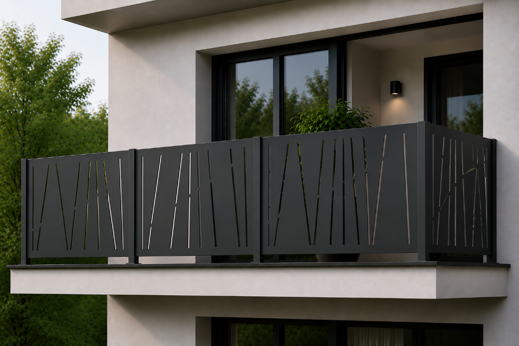 Vertikalne crtice — Premium balkon