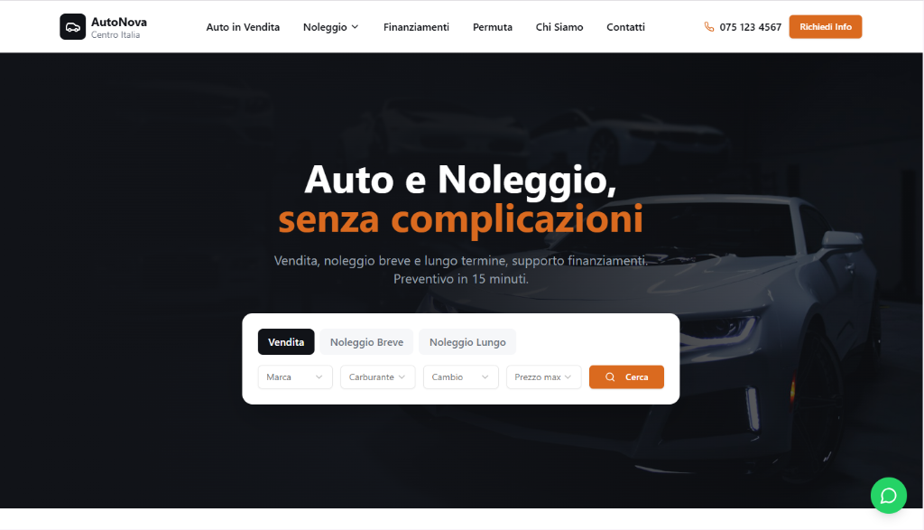 Siti Web Automotive