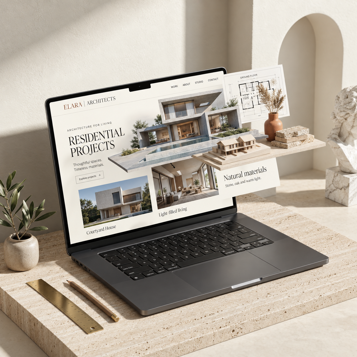 Custom website design by Twaper