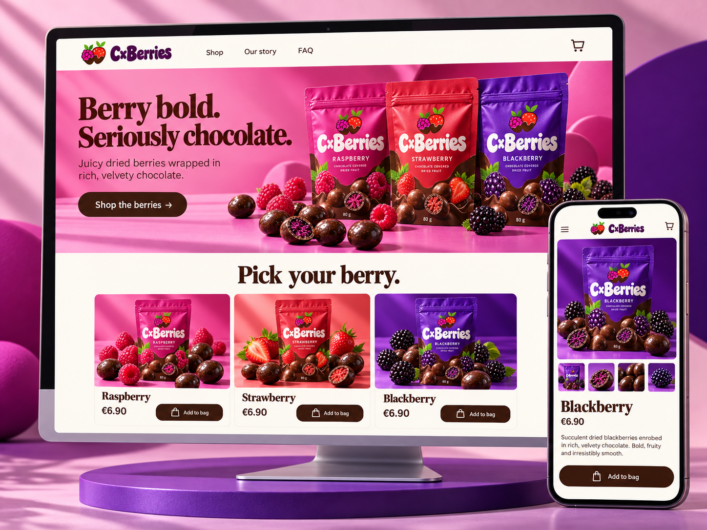 CxBerries brand asset 7