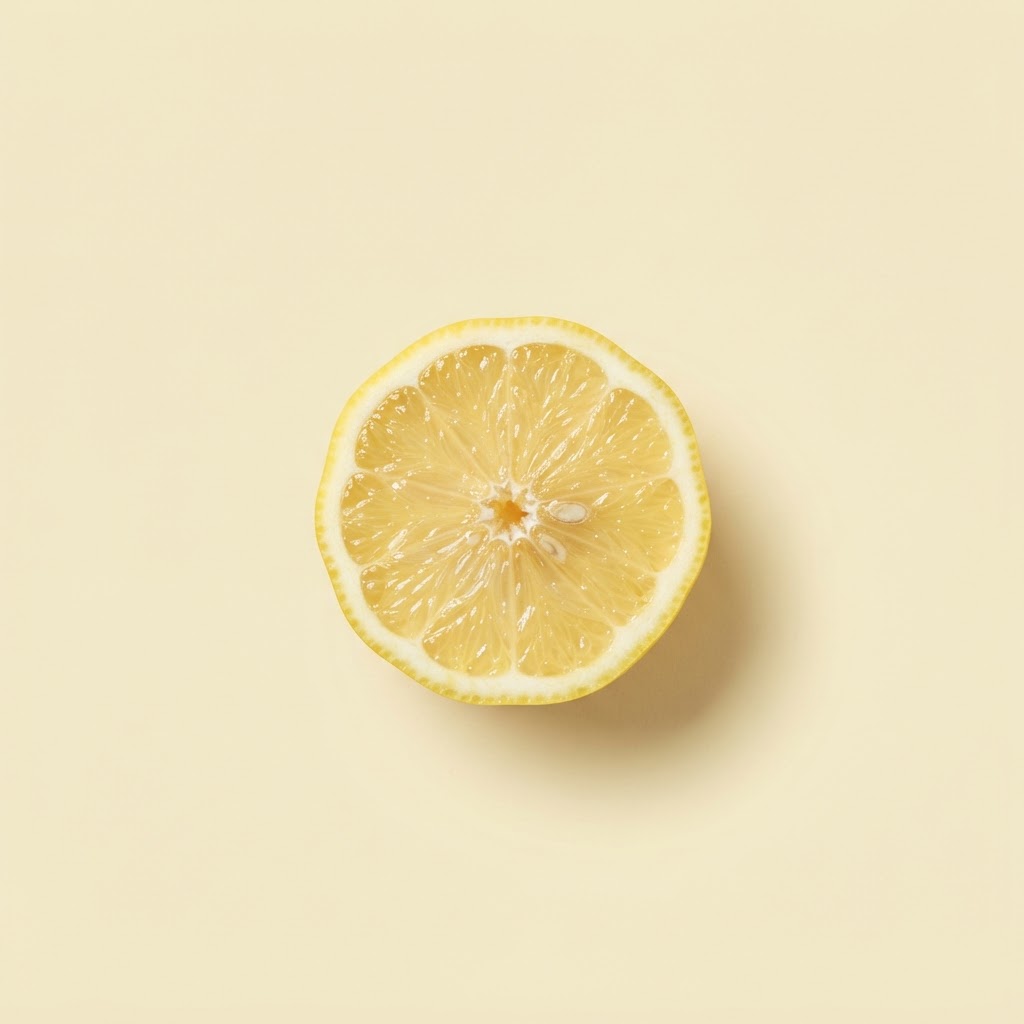 Fresh lemon — one of the four ingredients in SOL Skin & Glow