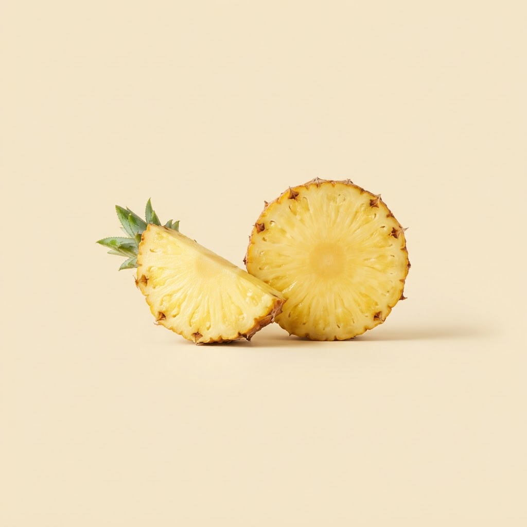 Fresh pineapple — one of the four ingredients in SOL Skin & Glow
