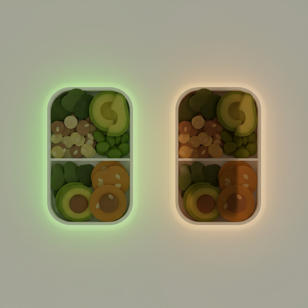 Same lunch, different experience